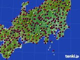 2018年09月28日の関東・甲信地方のアメダス(日照時間)