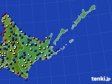 道東のアメダス実況(日照時間)(2018年09月28日)