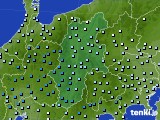 長野県のアメダス実況(降水量)(2018年09月29日)