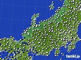 2018年09月30日の北陸地方のアメダス(風向・風速)