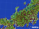 2018年10月01日の北陸地方のアメダス(日照時間)