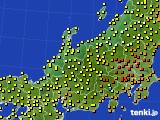 2018年10月01日の北陸地方のアメダス(気温)