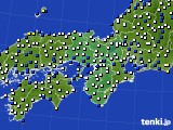 近畿地方のアメダス実況(風向・風速)(2018年10月01日)