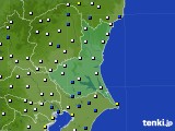 2018年10月01日の茨城県のアメダス(風向・風速)