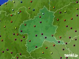 群馬県のアメダス実況(日照時間)(2018年10月02日)