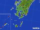 鹿児島県のアメダス実況(日照時間)(2018年10月02日)