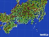 東海地方のアメダス実況(日照時間)(2018年10月03日)