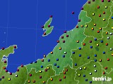 新潟県のアメダス実況(日照時間)(2018年10月03日)