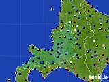 道央のアメダス実況(日照時間)(2018年10月03日)