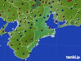 2018年10月03日の三重県のアメダス(日照時間)