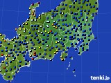 2018年10月05日の関東・甲信地方のアメダス(日照時間)