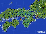 2018年10月05日の近畿地方のアメダス(日照時間)