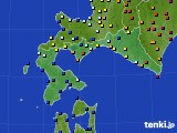 道南のアメダス実況(日照時間)(2018年10月05日)