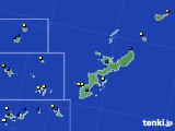 2018年10月05日の沖縄県のアメダス(風向・風速)