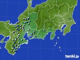 東海地方のアメダス実況(降水量)(2018年10月06日)