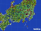 2018年10月06日の関東・甲信地方のアメダス(日照時間)