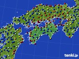 2018年10月06日の四国地方のアメダス(日照時間)