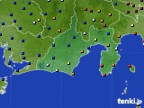 静岡県のアメダス実況(日照時間)(2018年10月06日)