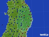 2018年10月07日の岩手県のアメダス(日照時間)