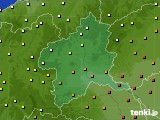 群馬県のアメダス実況(気温)(2018年10月07日)