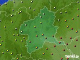 2018年10月07日の群馬県のアメダス(気温)