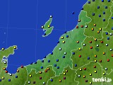新潟県のアメダス実況(日照時間)(2018年10月09日)