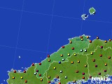 島根県のアメダス実況(日照時間)(2018年10月09日)