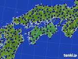 2018年10月11日の四国地方のアメダス(日照時間)