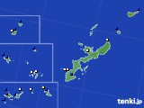 2018年10月12日の沖縄県のアメダス(風向・風速)