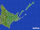 アメダス実況(気温)(2018年10月14日)