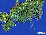 東海地方のアメダス実況(日照時間)(2018年10月16日)