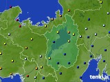 滋賀県のアメダス実況(日照時間)(2018年10月16日)