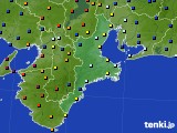 2018年10月17日の三重県のアメダス(日照時間)