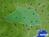 埼玉県のアメダス実況(日照時間)(2018年10月18日)