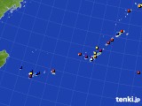 沖縄地方のアメダス実況(日照時間)(2018年10月20日)