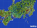 東海地方のアメダス実況(日照時間)(2018年10月20日)