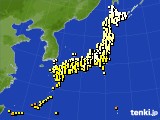 2018年10月20日のアメダス(気温)