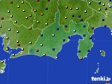 静岡県のアメダス実況(日照時間)(2018年10月26日)