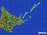 2018年10月26日の道東のアメダス(日照時間)