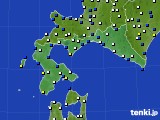 道南のアメダス実況(風向・風速)(2018年10月27日)