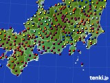 東海地方のアメダス実況(日照時間)(2018年10月28日)