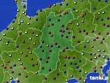 長野県のアメダス実況(日照時間)(2018年10月28日)