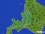 道央のアメダス実況(日照時間)(2018年10月29日)