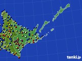 道東のアメダス実況(日照時間)(2018年11月01日)