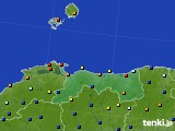 2018年11月01日の鳥取県のアメダス(日照時間)