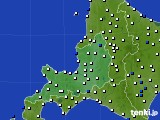道央のアメダス実況(風向・風速)(2018年11月01日)