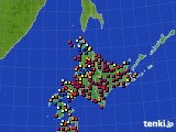 2018年11月02日の北海道地方のアメダス(日照時間)