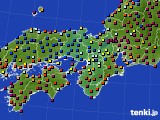 2018年11月02日の近畿地方のアメダス(日照時間)