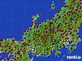 2018年11月03日の北陸地方のアメダス(日照時間)