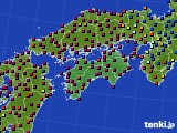 2018年11月04日の四国地方のアメダス(日照時間)